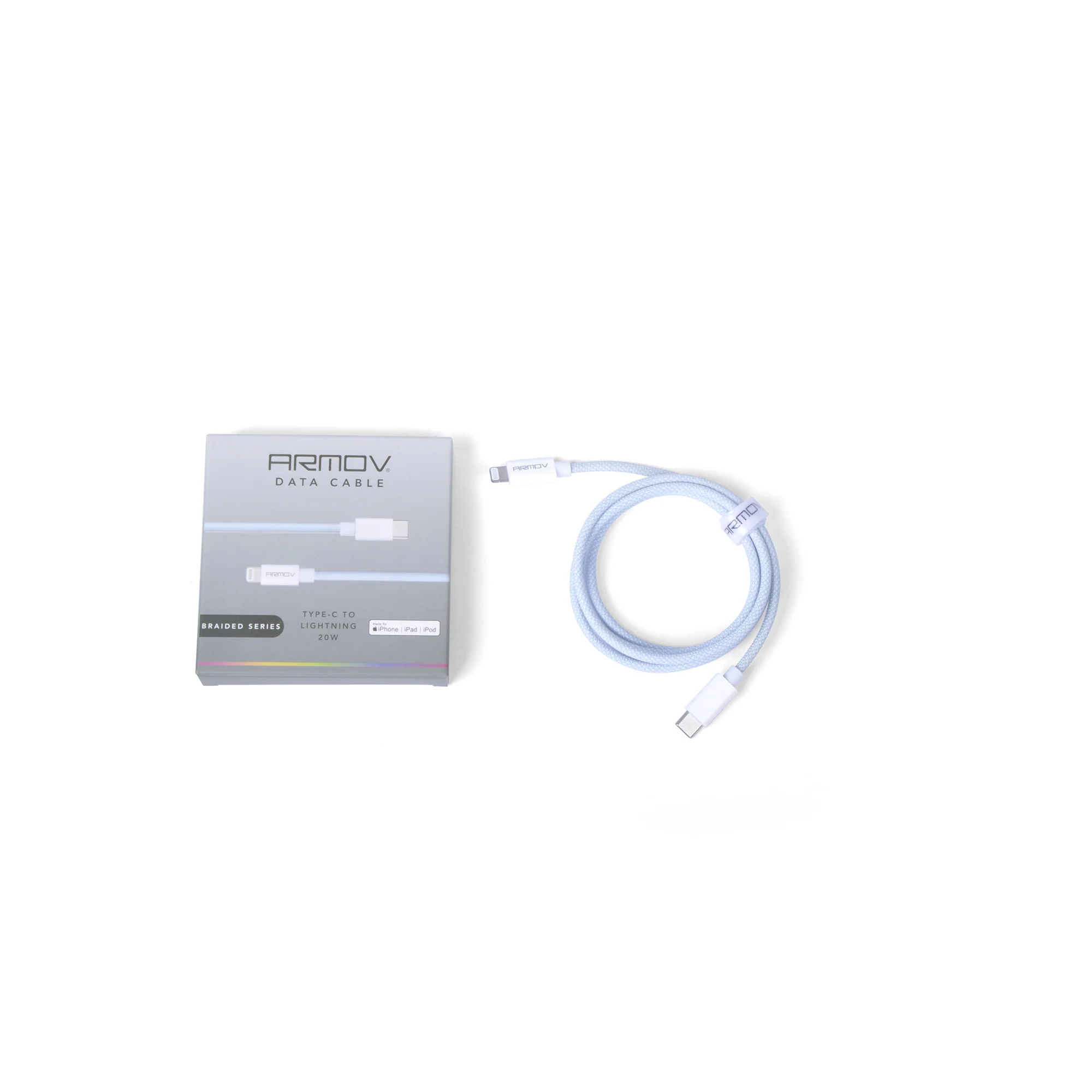 Cavo MFI intrecciato 20W da USB-C a Lightning - Image 5