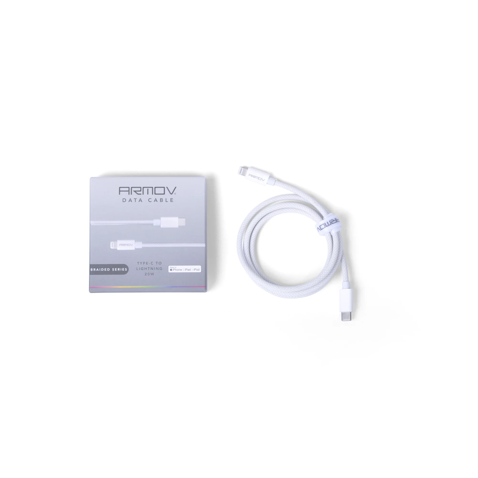 Cavo MFI intrecciato 20W da USB-C a Lightning - Image 8